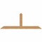 Ekena Millwork Portland Smooth Timber Gable Bracket, Western Red Cedar, 84"W x 31"H x 1 1/2"D x 5 1/2"F, 9/12 Pitch GBW084X31X0206POR00SWR - alternate 1